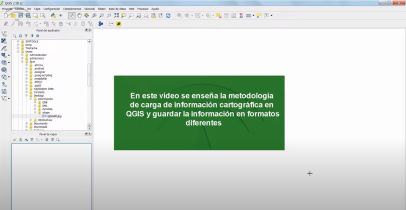 Carga de datos espaciales en QGIS