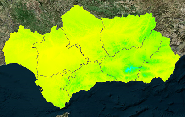 Escenarios Locales de Cambio Climático en Andalucía actualizados al 6º Informe IPCC