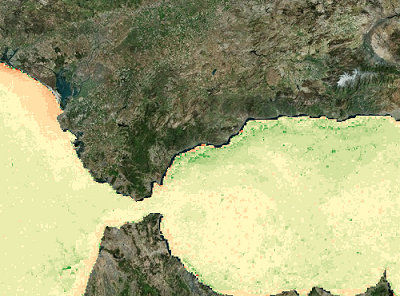 REDIAM. WMS Serie de imágenes de satélite AQUA MODIS. Clorofila-a anomalía por mes: Año 2021 respecto a la serie histórica 2000-2021. 1100 m.  Océano Atlántico y Mar de Alborán
