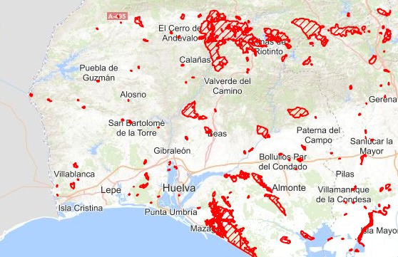 REDIAM. WMS-WFS Perímetros de Incendios Forestales en Andalucía. Años 2008-2024