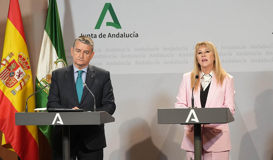 Antonio Sanz y Carolina España anuncian los galardonados el 28F 2026.