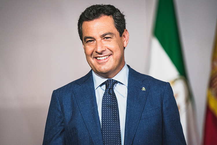 Juanma Moreno, presidente de la Junta de Andalucía.