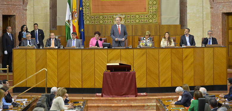 El Parlamento acogió la sesión de constitución de la X Legislatura de Andalucía.