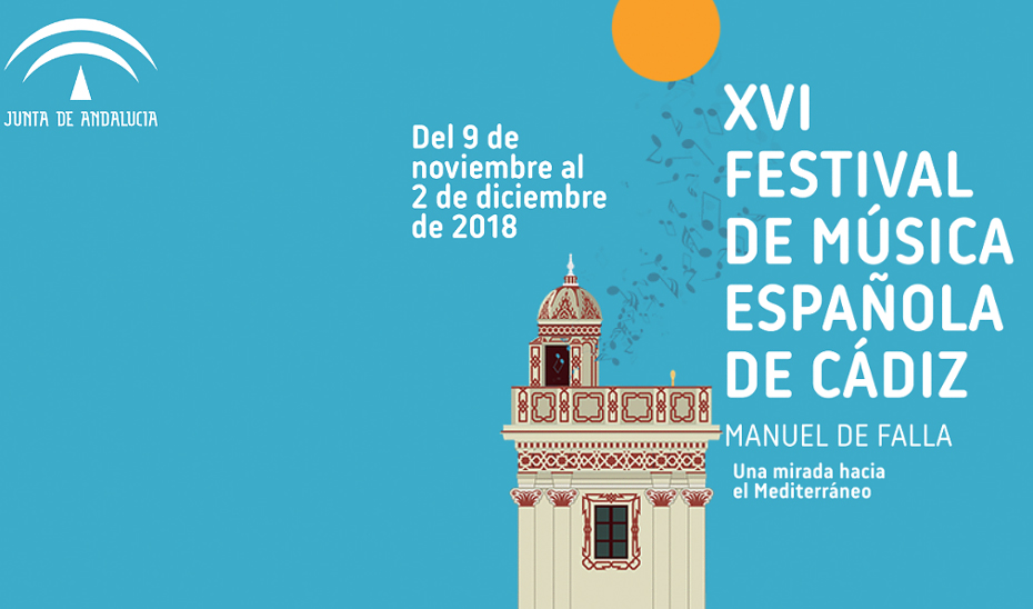 Cartel del XVI Festival de Música Española de Cádiz.