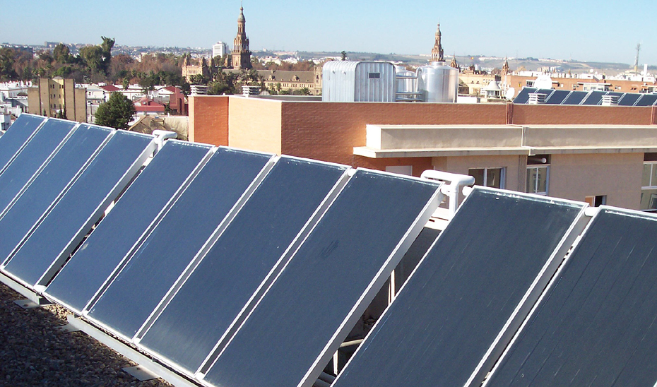 Paneles para el aprovechamiento de la energía solar.