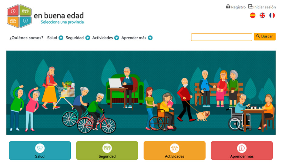 En Andalucía hay más de 1,2 millones de personas con más de 65 años.