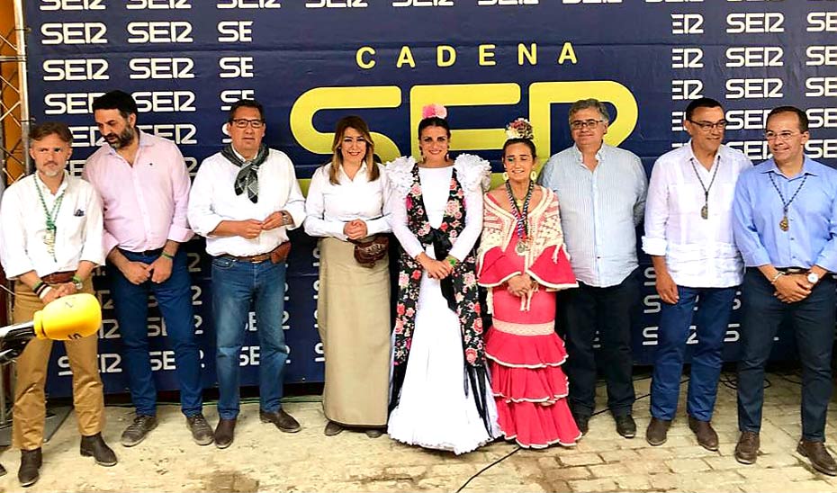 La Cadena SER reconoce en 2018 el apoyo de la Junta a la comarca de Doñana tras el incendio del pasado año de Las Peñuelas.