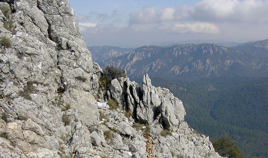 Vista general de la Sierra de Cazorla, Segura y las Villas, una de las Reservas de la Biosfera de Andalucía.