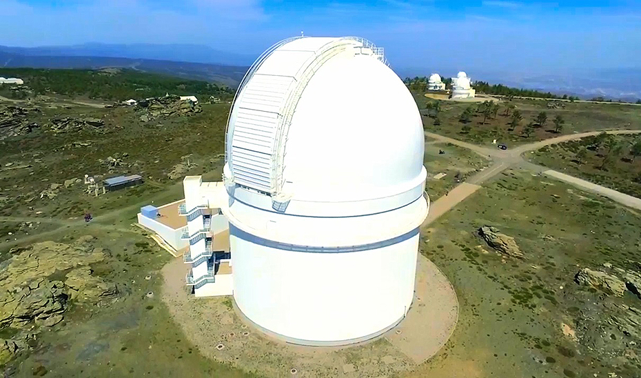 El observatorio de Calar Alto, en la sierra almeriense de Los Filabres.