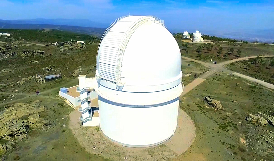 
			      El observatorio de Calar Alto, en la sierra almeriense de Los Filabres.			    
			  