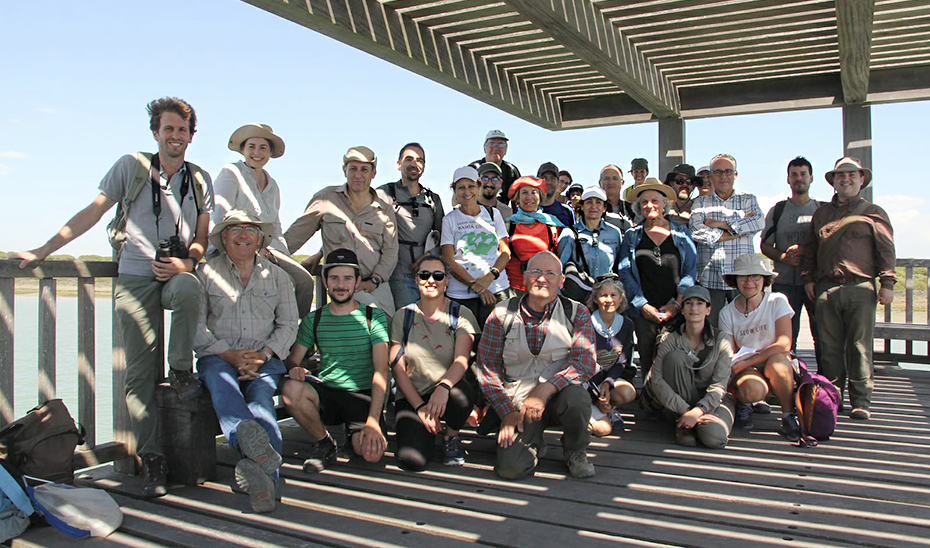Los participantes en la quinta edición del Bioblitz, celebrada en el Parque de los Toruños.