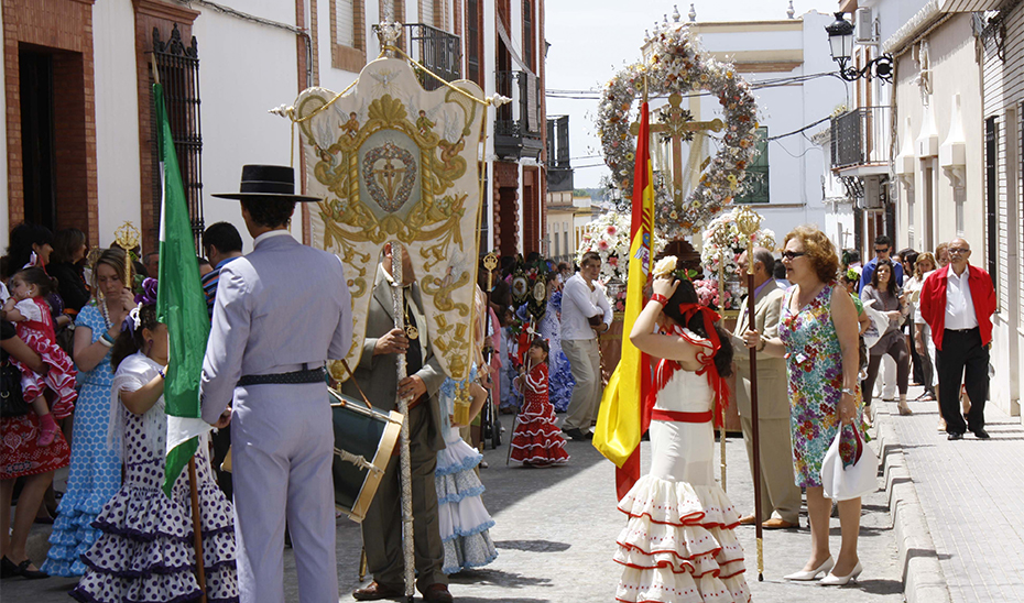 Las cruces de mayo tienen gran tradición en las comarcas de la Sierra, del Andévalo y de El Condado de Huelva.