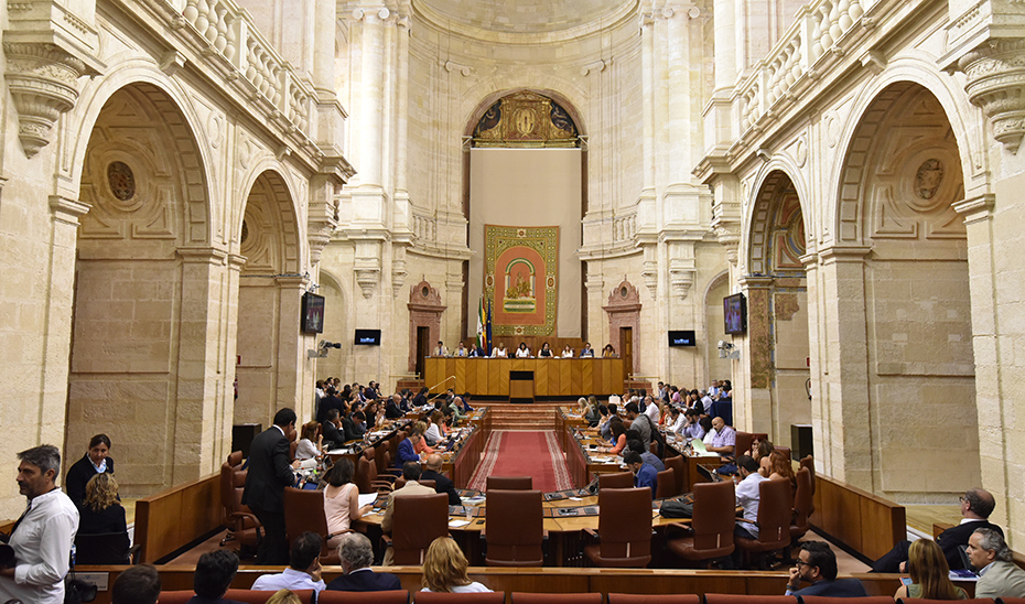 El pleno del Parlamento esta tarde al inicio del debate de la Ley del Presupuesto de 2019.