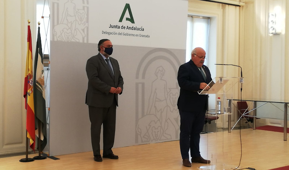El consejero Jesús Aguirre informa sobre las medidas restrictivas que se van a aplicar en Granada y su área metropolitana.