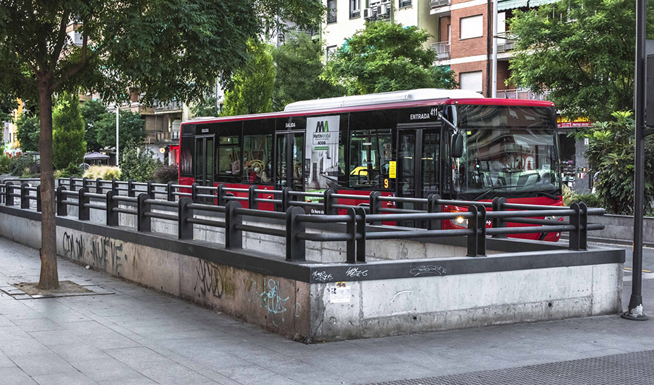 La obra del Metro de Granada ya contempló los accesos al aparcamiento subterráneo en Camino de Ronda.