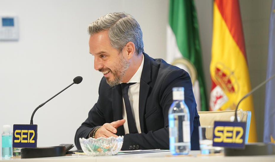 El consejero de Hacienda, durante su intervención en los Encuentros SER Andalucía.