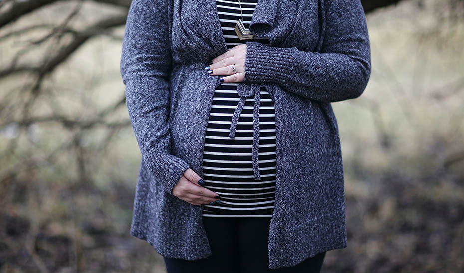 Una mujer embarazada. El estudio muestra la tendencia a que las familias tengan cada vez más dificultades para tener hijos.