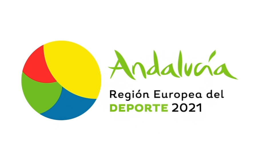 Logo con motivo de la designación de Andalucía como Región Europea del Deporte.