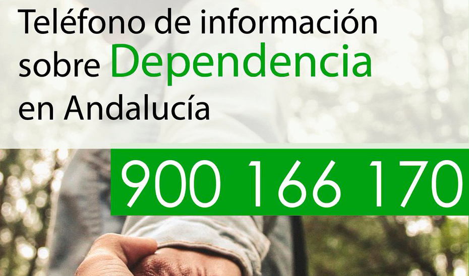 Teléfono de información sobre Dependencia en Andalucía.