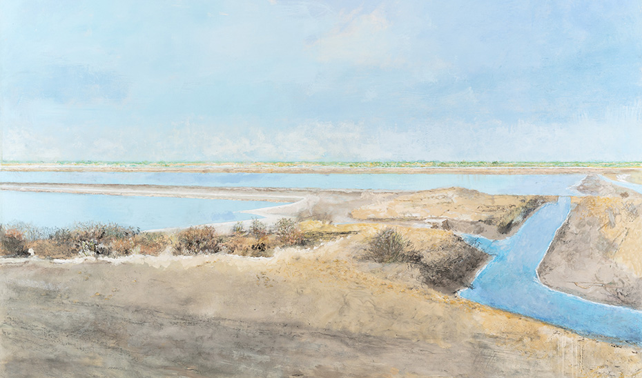 \u0027Salinas de Bonanza\u0027 (2019), obra de la muestra \u0027Carmen Laffón. La sal\u0027, que podrá visitarse en el CAAC a partir de septiembre.