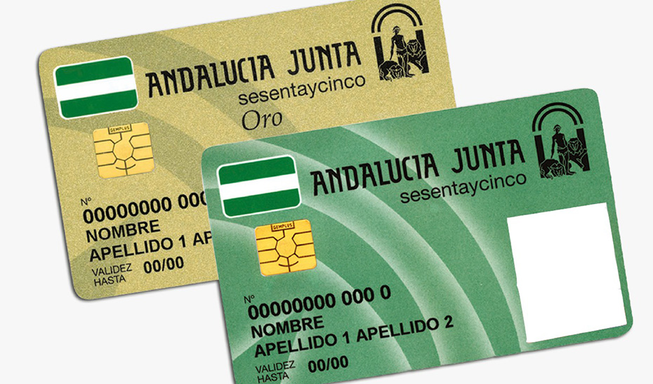 Estas tarjetas permiten a sus titulares mayores de 65 años de Andalucía acceder a prestaciones y programas o a descuentos.
