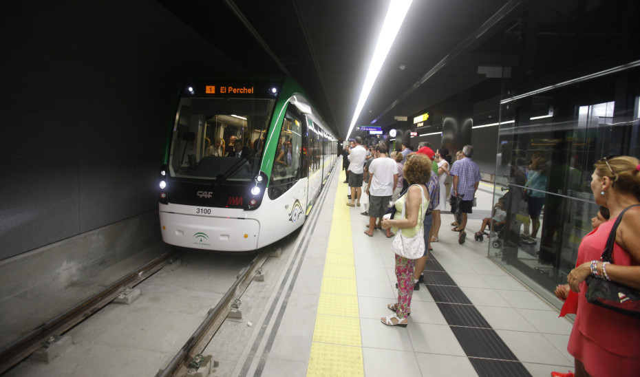 El Metro de Málaga se encuentra en servicio comercial parcial desde el 30 de julio de 2014.