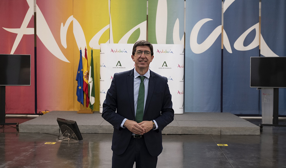 Juan Marín, vicepresidente de la Junta y consejero de Turismo, Regeneración Justicia y Administración Local.