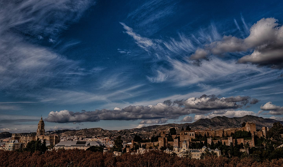 Hermosa vista panorámica de la ciudad de Málaga (Foto: Santana de Yepes).