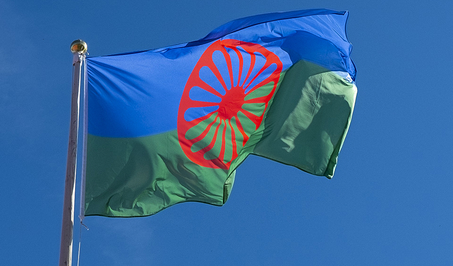 Bandera del Pueblo Gitano.