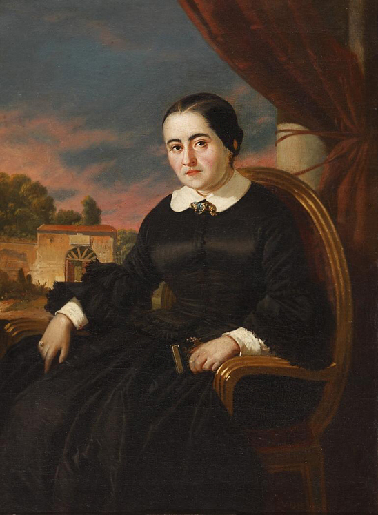 Retrato de la escritora Cecilia Böhl de Faber.