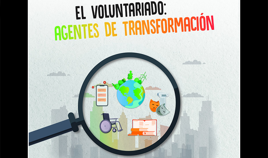 Cartel anunciador del Congreso Andaluz del Voluntariado.