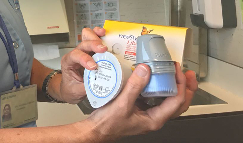 Sistema de monitorización flash para pacientes con diabetes.