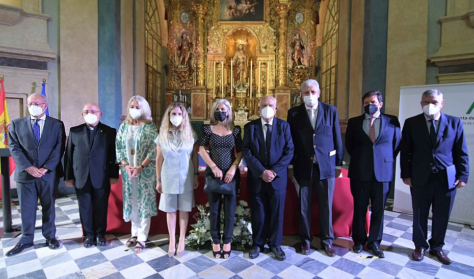 La consejera de Cultura y Patrimonio Histórico, Patricia del Pozo, presidió en el Oratorio de San Felipe Neri de Cádiz el homenaje al escritor y académico José María Pemán, celebrado por el 40 aniversario de su fallecimiento.