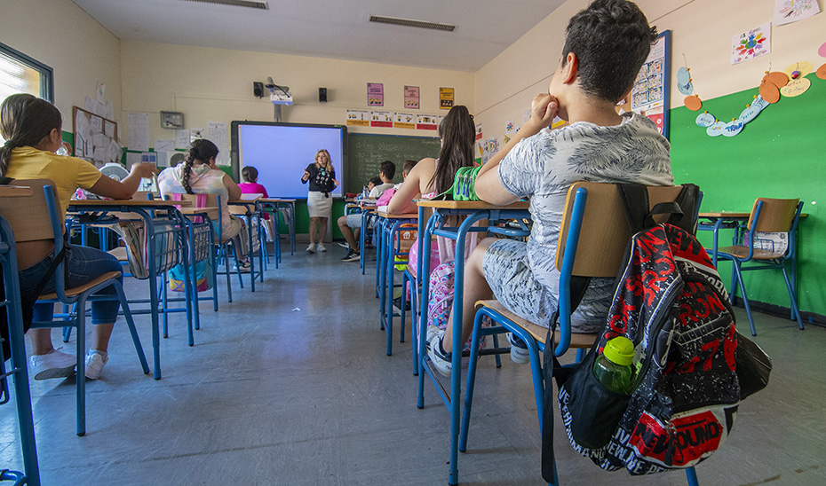 Aula de un centro docente andaluz.