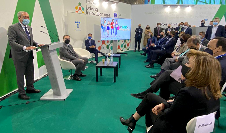 El consejero Rogelio Velasco, durante su participación en el Foro Transfiere.