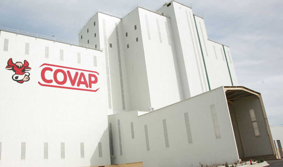 Fábrica de alimentos compuestos de COVAP, la Cooperativa Ganadera del Valle de los Pedroches, ubicada en Pozoblanco.