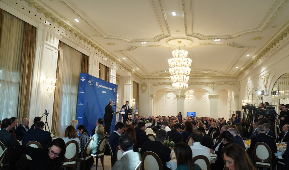 Vista general del salón donde se ha celebrado el encuentro Fórum Europa, Tribuna Andalucía.