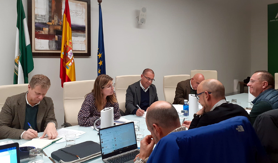 Reunión de la Mesa Sectorial de Justicia de Andalucía.