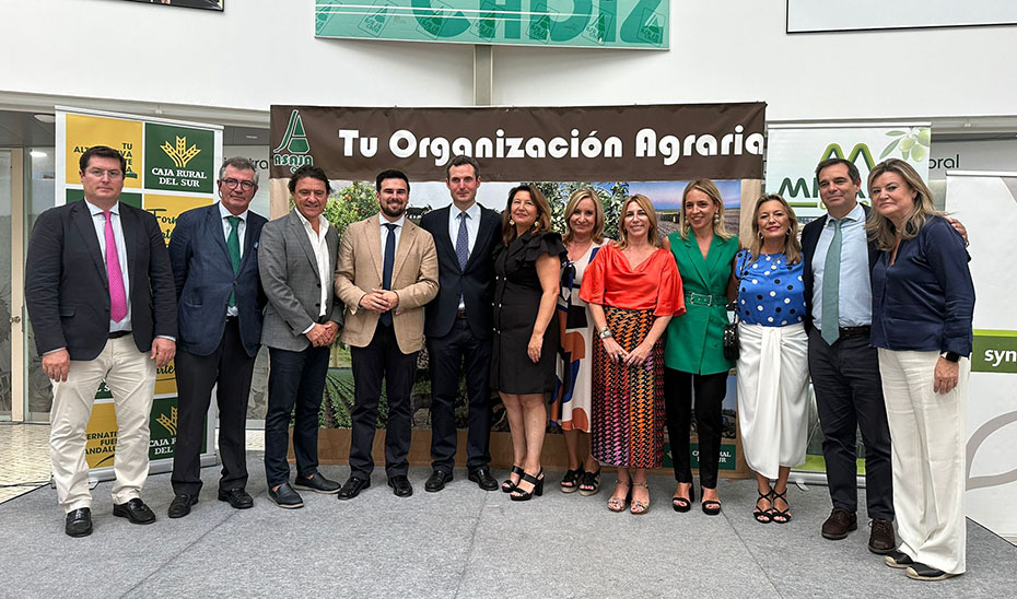 La consejera de Agricultura, Carmen Crespo, ha participado en la clausura de la Asamblea General Extraordinaria de Asaja-Cádiz.