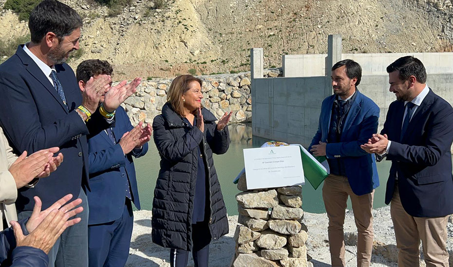 Imagen del artículo La Junta inaugura el canal de descarga del aliviadero de Guadalcacín y dota la presa con un sistema de alerta