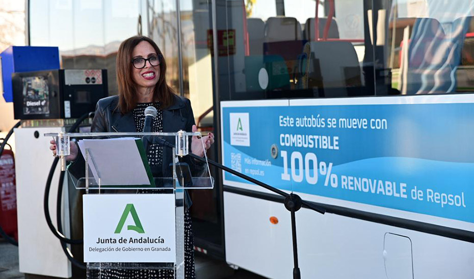 Imagen del artículo El Consorcio de Transporte pone en servicio su primer autobús con combustible 100% renovable