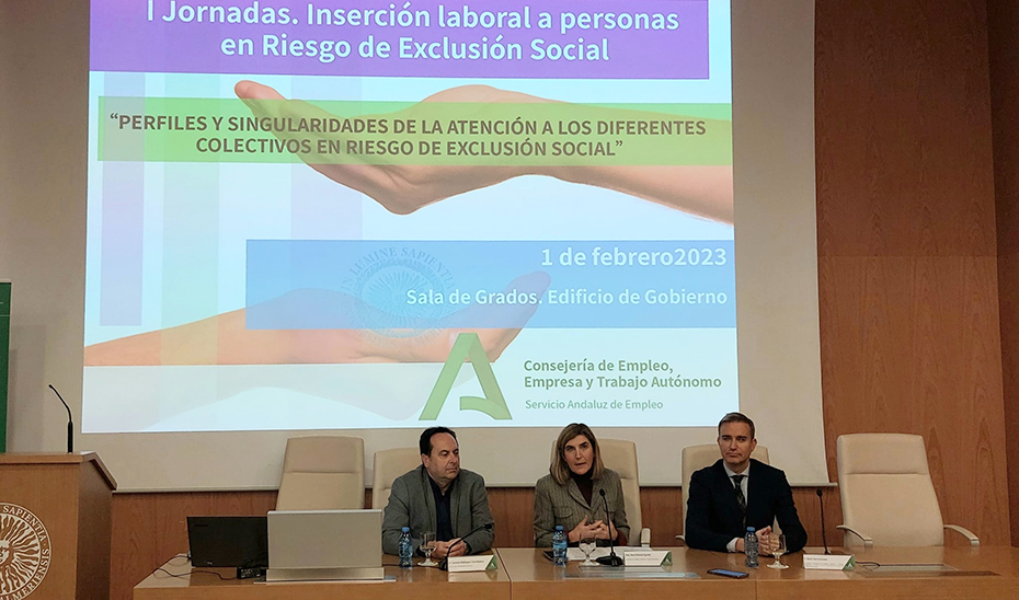 Rocío Blanco interviene en las I I Jornadas de Inserción Laboral a Personas en Riesgo de Exclusión Social.