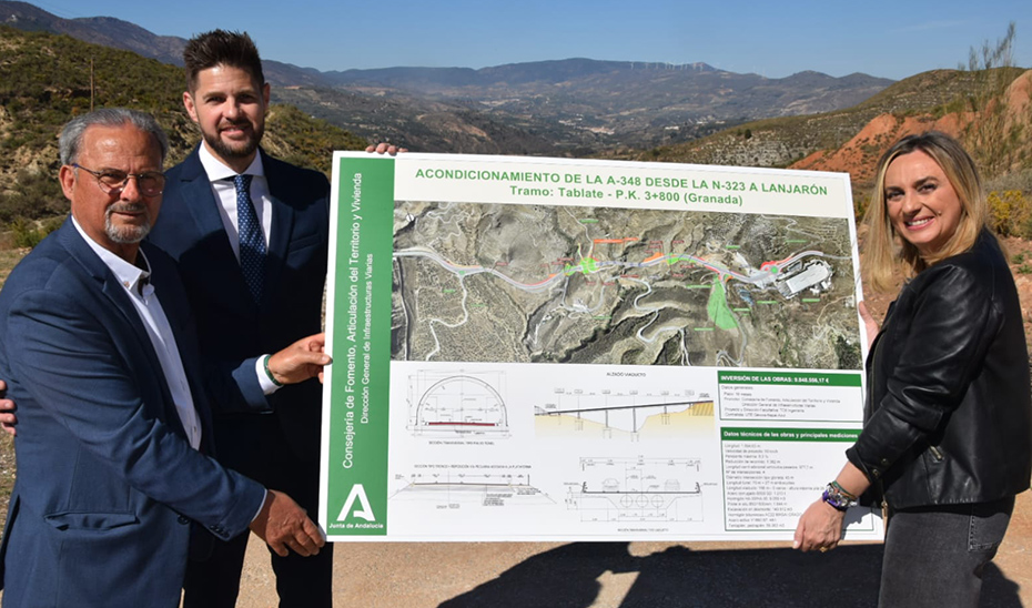 
			      La consejera de Fomento, Marifrán Carazo, ha hecho este anuncio en una visita al lugar donde se acometerán las obras junto a los alcaldes de Lanj...
			  