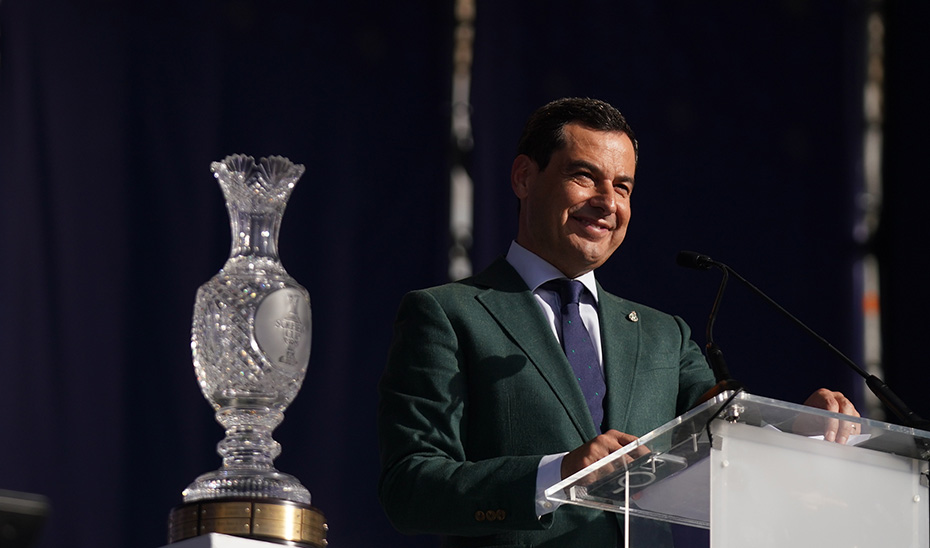 Intervención del presidente de la Junta en la ceremonia de inauguración de la Solheim Cup de Golf