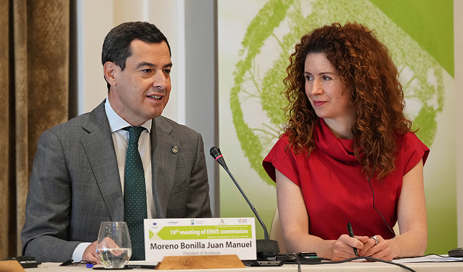 Moreno recaba apoyos en la UE para que se reconozca la singularidad climática de Andalucía