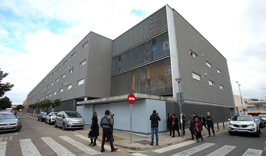 Promoción de AVRA (Agencia de Vivienda y Rehabilitación de Andalucía) en el barrio de San Jerónimo, en Sevilla, cuyas obras de rehabilitación finalizaron el año pasado.