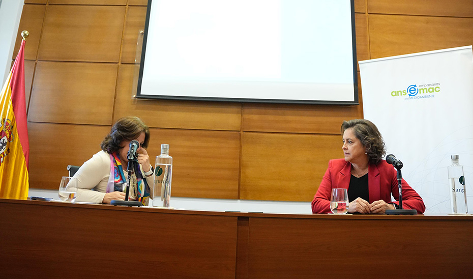 Catalina García ha participado en el Foro de la Asociación Ansemac, de Mujeres Empresarias del Medio Ambiente.