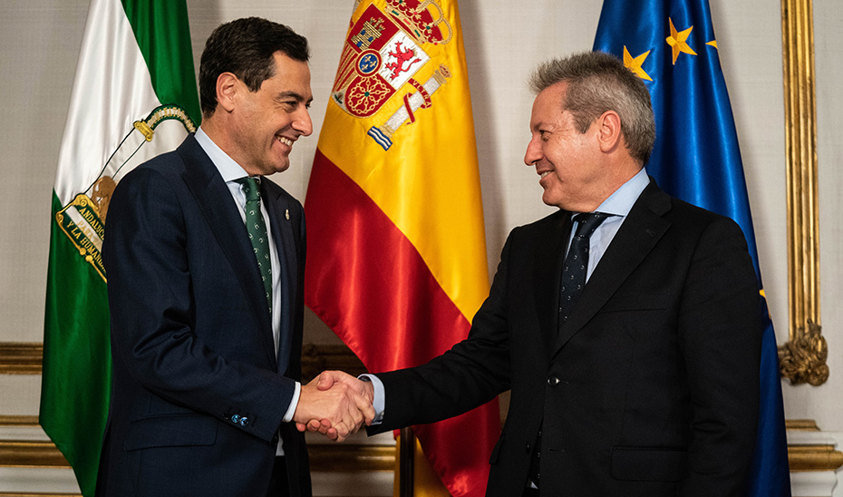 Imagen del artículo Juanma Moreno se reúne con el presidente de Airbus España, Alberto Gutiérrez