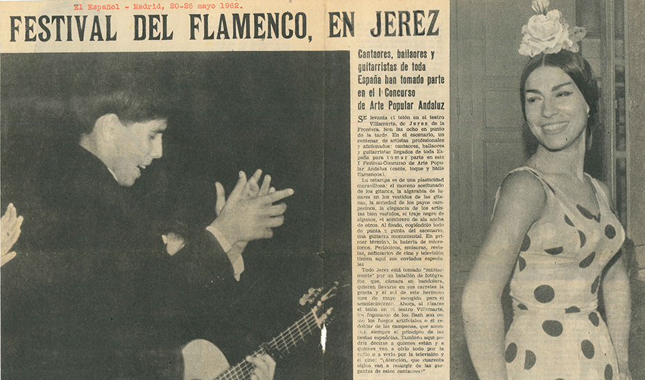 Crónica en 'El Español' sobre el Festival-Concurso de Arte Flamenco de Jerez de 1962.