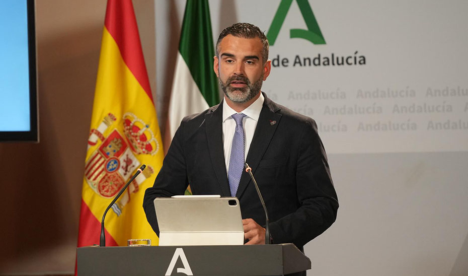 El consejero de Sostenibilidad, Medio Ambiente y Economía Azul analiza la evolución de la sequía en Andalucía